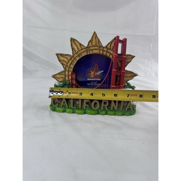 Vintage Disneyland California Adventure Sun Monorail Photo Picture Frame 4x4.5” - Picture 12 of 12